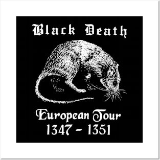 Black Death European Tour Posters and Art